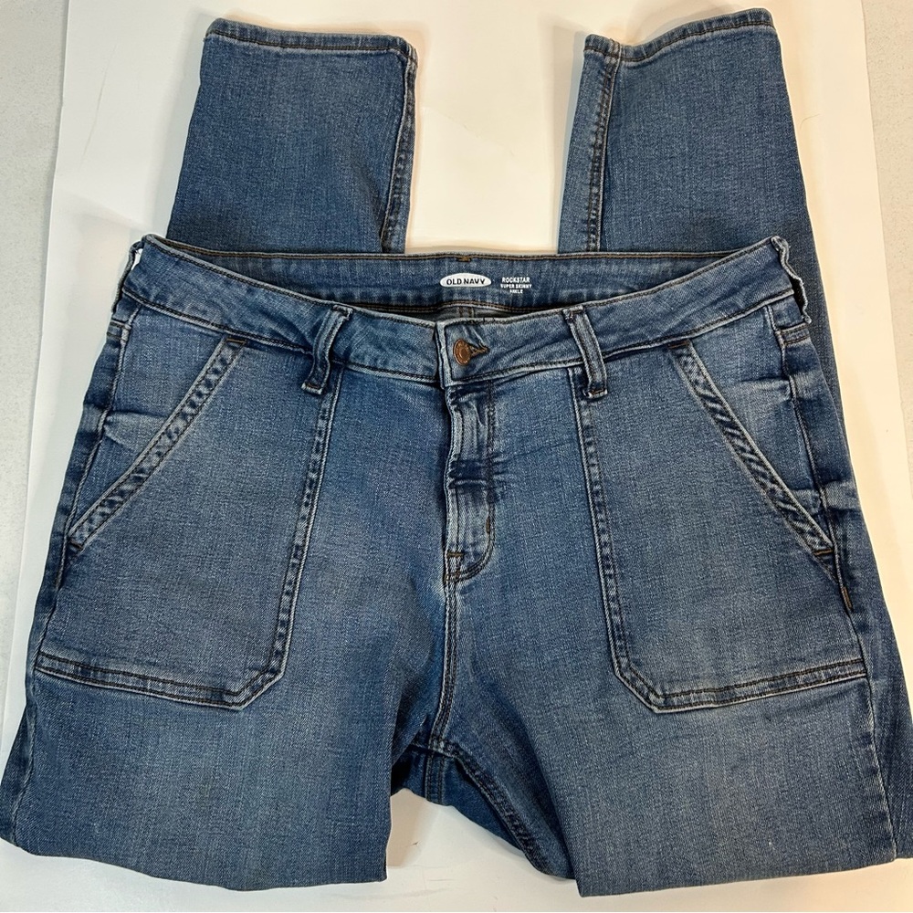 Old Navy Rockstar Super Skinny Ankle Jeans